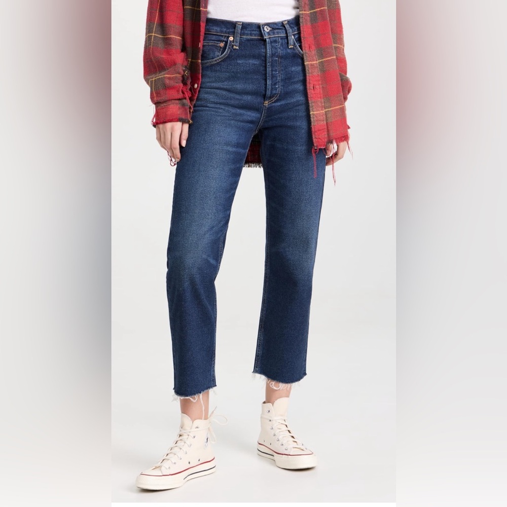 Citizens Of Humanity Dark Blue Ankle Jeans